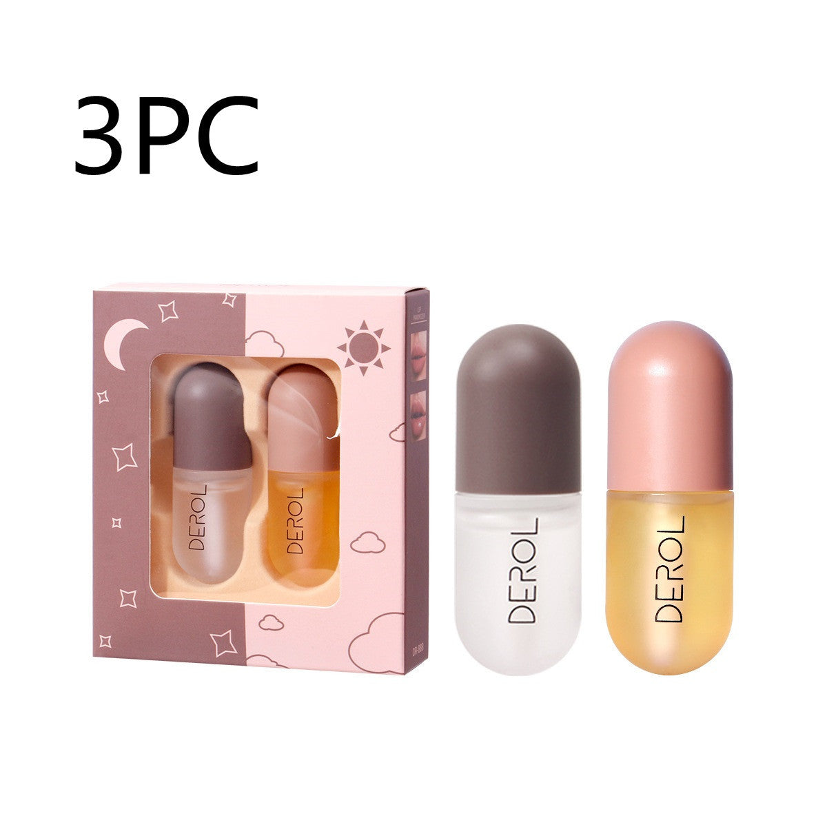 Day Night Instant Volume Lip Plumper Oil Clear Lasting Nourishing Repairing Reduce Lip Fine Line Care Lip Beauty Cosmetic - Peakshop