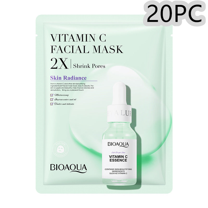 PeakShop Premium Face Mask Set - Collagen, Hyaluronic Acid, and Vitamin C for Ultimate Hydration, Firming, and Radiant Skin - Peakshop