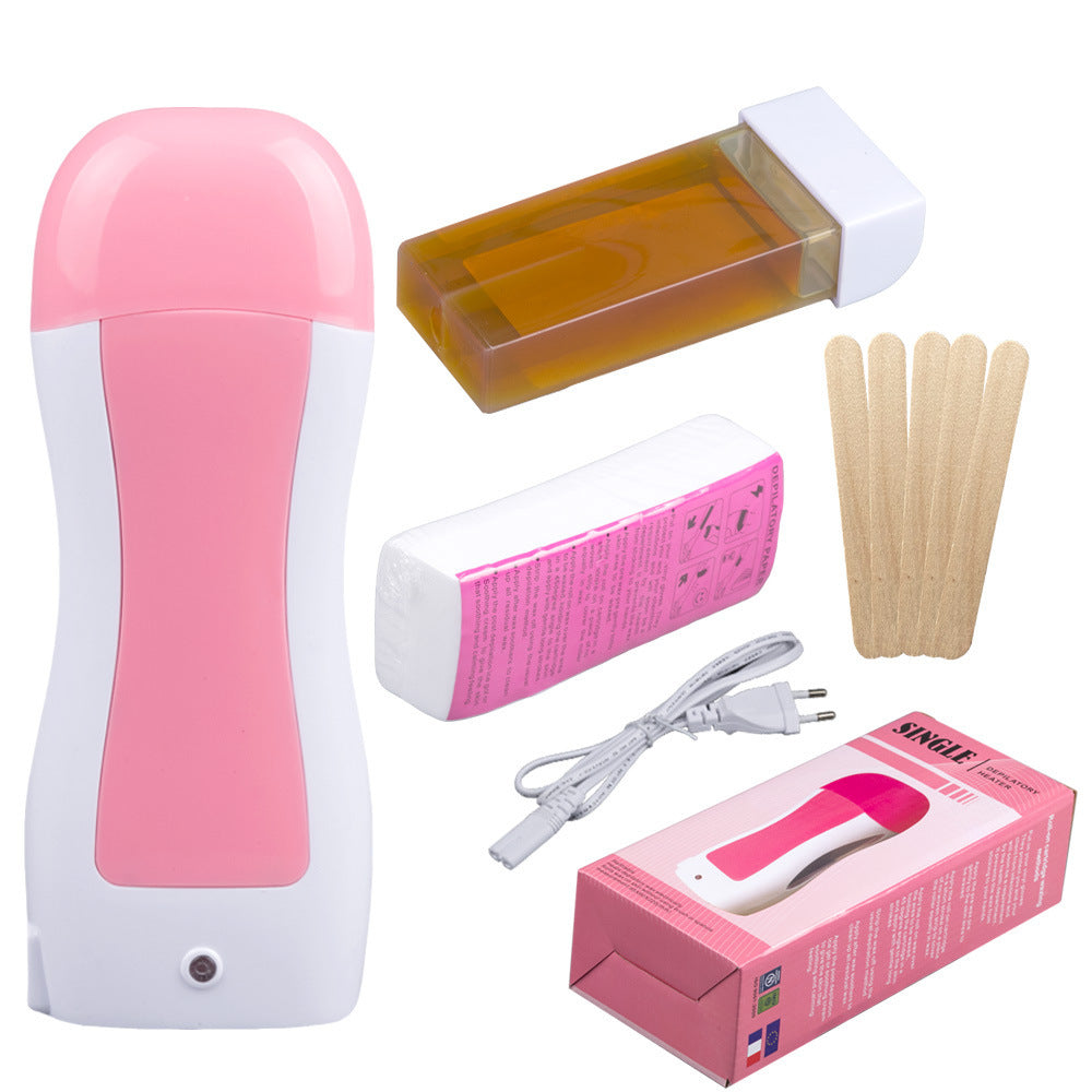 Paraffin Coil Epilator Wax Heating Machine Set Epilator Hair Removal Tape Roll