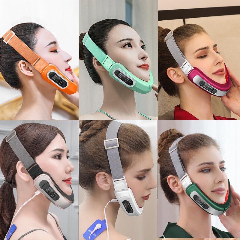 Double Chin Facial Massage Electric V Face Massager For Men And Women - Peakshop