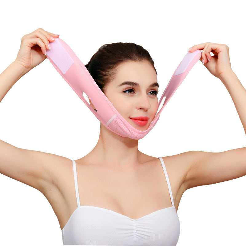 Face Slim V-Line Lift Up Mask Cheek Chin Neck Slimming Thin Belt Strap Beauty Delicate Facial Thin Face Mask Slimming Bandage - Peakshop