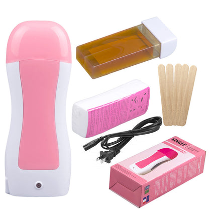 Paraffin Coil Epilator Wax Heating Machine Set Epilator Hair Removal Tape Roll