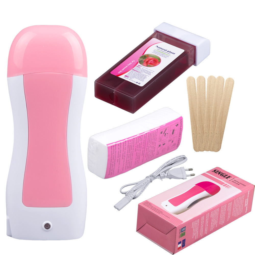 Paraffin Coil Epilator Wax Heating Machine Set Epilator Hair Removal Tape Roll