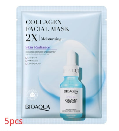 PeakShop Premium Face Mask Set - Collagen, Hyaluronic Acid, and Vitamin C for Ultimate Hydration, Firming, and Radiant Skin - Peakshop