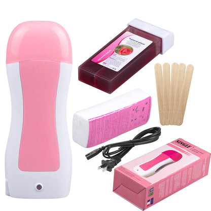 Paraffin Coil Epilator Wax Heating Machine Set Epilator Hair Removal Tape Roll