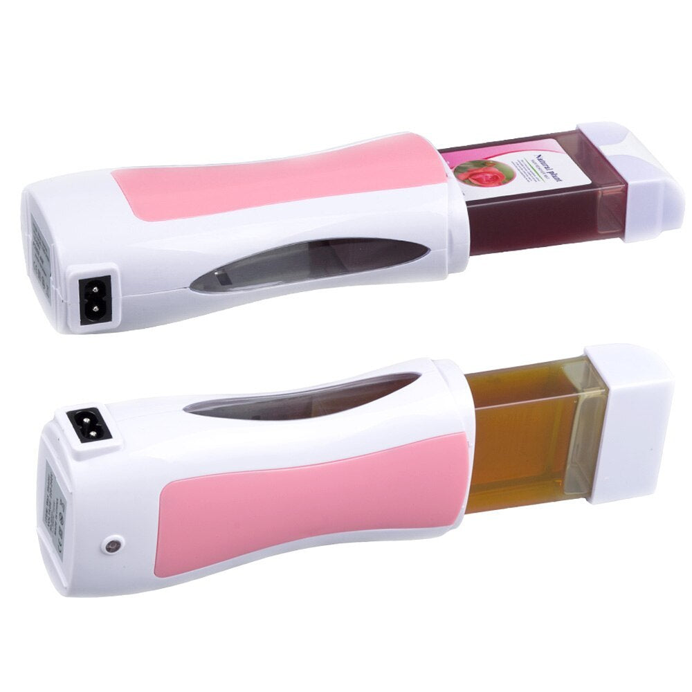 Paraffin Coil Epilator Wax Heating Machine Set Epilator Hair Removal Tape Roll