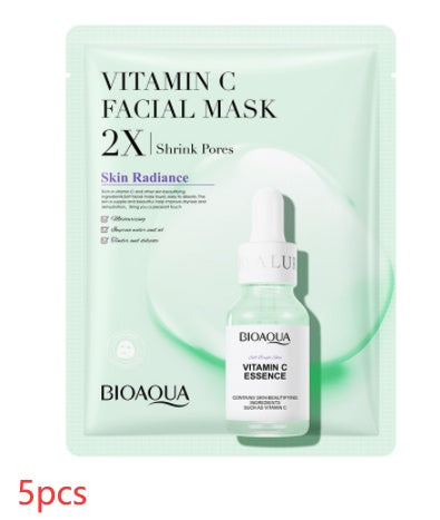 PeakShop Premium Face Mask Set - Collagen, Hyaluronic Acid, and Vitamin C for Ultimate Hydration, Firming, and Radiant Skin