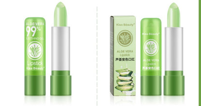 Aloe Vera Lipstick Color Changing Lip Balm Moisturizing Moisturizing