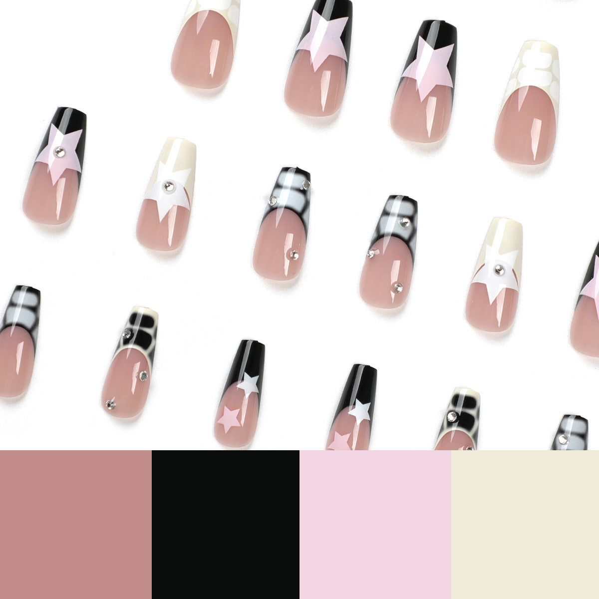 Mid-length Ballet Nail Manicure - Peakshop