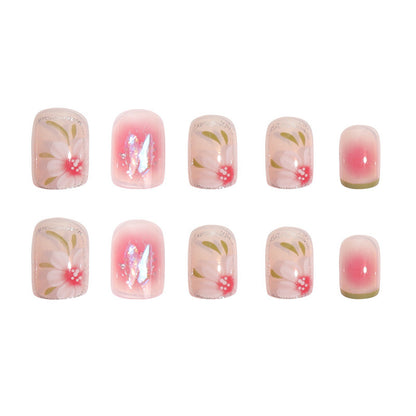 Camellia Smudge Nail Nail Patch