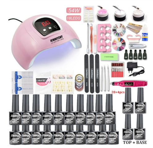 80W Nail Phototherapy Machine Set - Peakshop