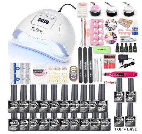 80W Nail Phototherapy Machine Set - Peakshop