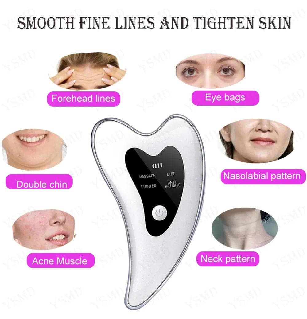 Facial Gua Sha Tool for Radiant and Glowing Skin by PeakShop™ - Peakshop