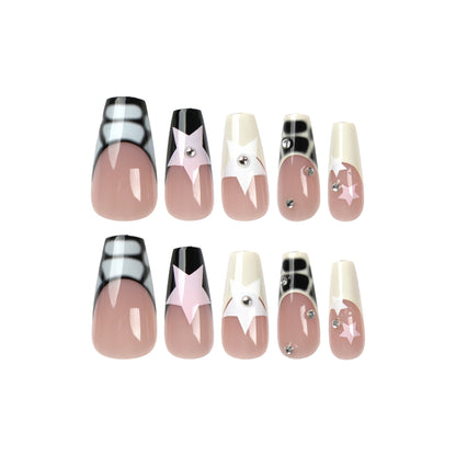 Mid-length Ballet Nail Manicure - Peakshop