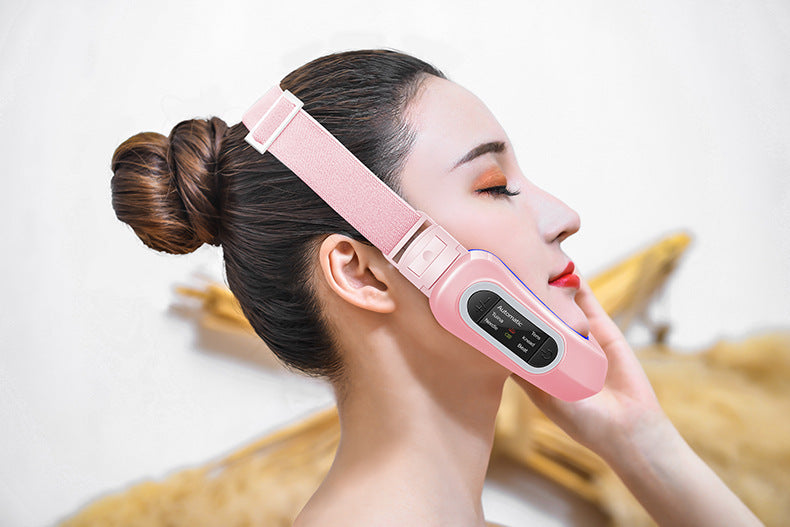 Double Chin Facial Massage Electric V Face Massager For Men And Women - Peakshop