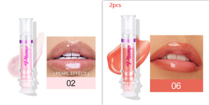 New Tube Lip Rich Lip Color Slightly Spicy Lip Honey Lip Glass Mirror Face Lip Mirror Liquid Lipstick