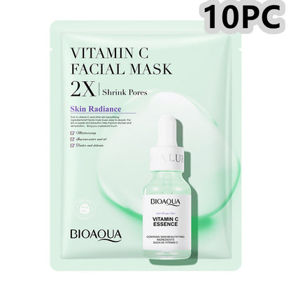 PeakShop Premium Face Mask Set - Collagen, Hyaluronic Acid, and Vitamin C for Ultimate Hydration, Firming, and Radiant Skin - Peakshop